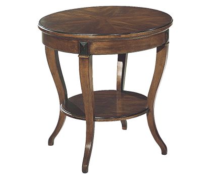 round lamp table by Hickory Chair