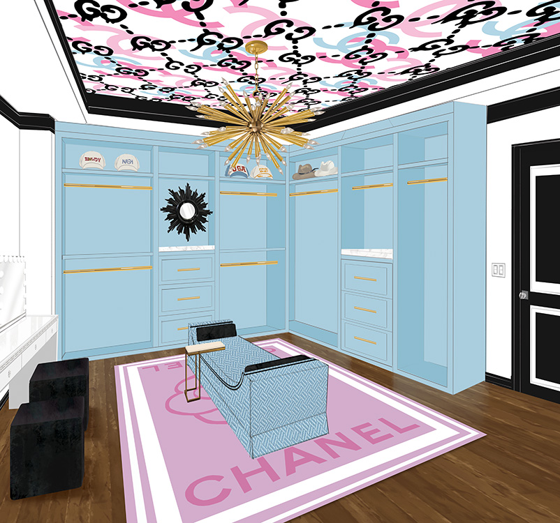 Geyer Girls Glam Room | IBB Design